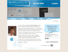 Tablet Screenshot of beloingraphique.com